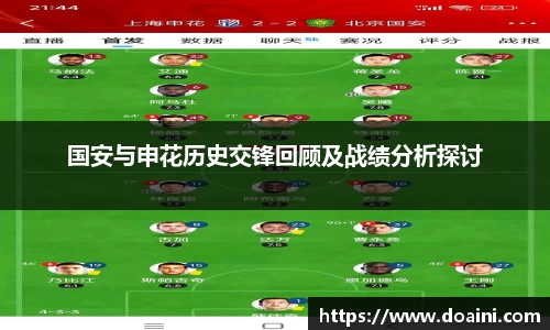 国安与申花历史交锋回顾及战绩分析探讨